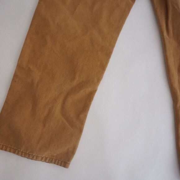 Dickies Tan Heavyweight Cotton Double Knee Carpenter Dungaree Pants 32X30 - Picture 14 of 16